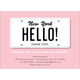 License Plate Hello Moving Announcements Image 6 of 6
